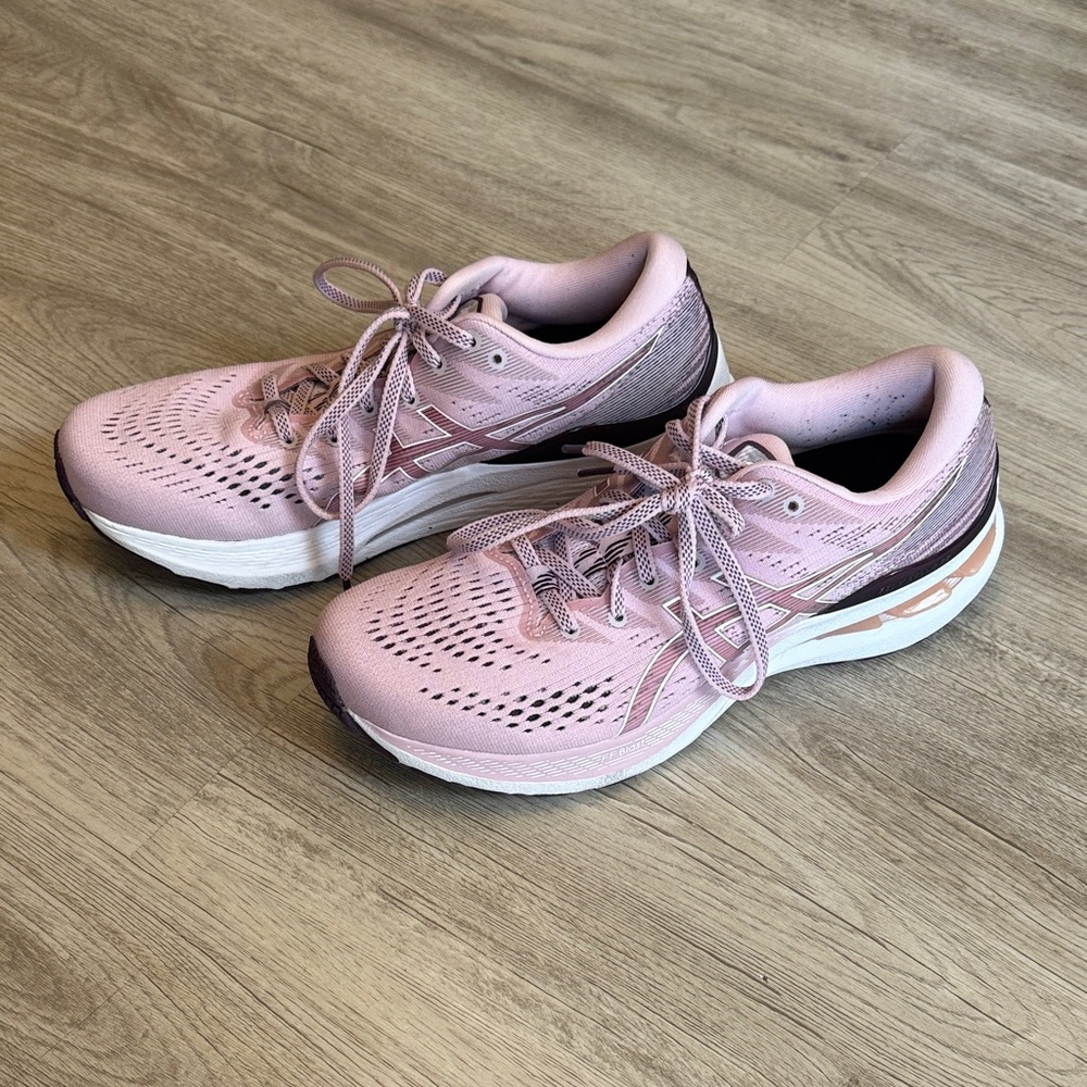ASICS Women's Athletic Shoes in Light Pink and Black